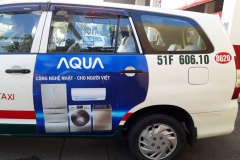 Quảng Cáo AQUA Trên Taxi Vinasun